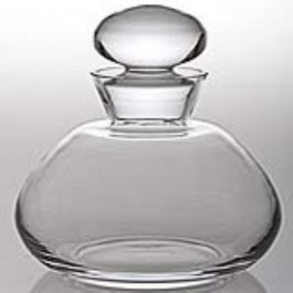 DECANTER-GLASS-ROUND W/ ROUND