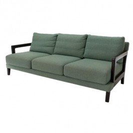 SOFA-Green Boucle-Blk Arm