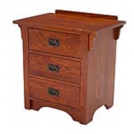 NIGHT STAND-Mission Oak/3 Drawer