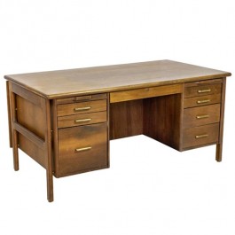 Desk-Danish Modern- Walnut