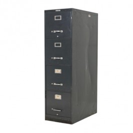 FILE CABINET-(40170039)Grey Metal |3 Drawers
