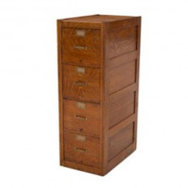 CABINET-FILE-OAK-LETTER-4DWR