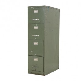 FILE CABINET-GREEN-4DRA