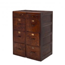 CABINET-FILE-DBL-DARK OAK-LEGA