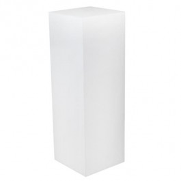 Pedestal-14"SQ x 42"H Matte White Laminate