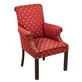 CHAIR-CLUB-RED BEE FABR
