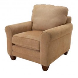 CHAIR-ARM-TAN-CHENILLE