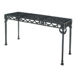 TABLE-CONSOLE-BLK METAL F