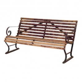 PARK BENCH-56.75" |Distressed Redwood