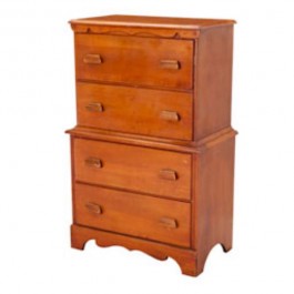 DRESSER-SET-MAPLE-4DRAWER-50'S