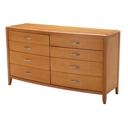 DRESSER-SET-NAT WOOD-8DRAWER-H