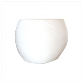 STOOL-WHT FIBERGLASS POD