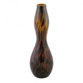 VASE-Medium Curvy Glass/Tiger Strip