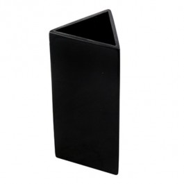 VASE-Black Lacquered Triangle