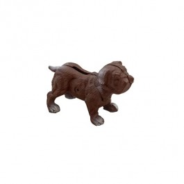 STATUE-Cast Iron Bank-Small Brown Bull Dog