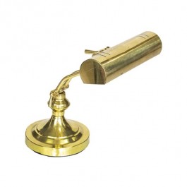 LAMP-DESK-BRASS CURVED ARM