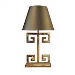 LAMP-TBL-CHROME-GREEK KEY