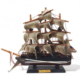 SHIP MODEL-Sm. "Cutty Sark" Black Ship