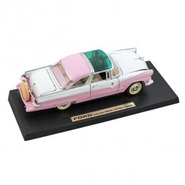 MODEL CAR-Pink & White FORD Fairlane Crown Victoria (1956)