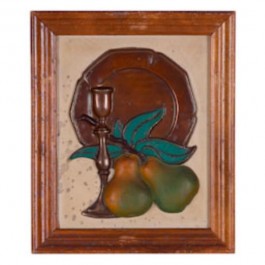 PLAQUE- PEARS W/PLATE