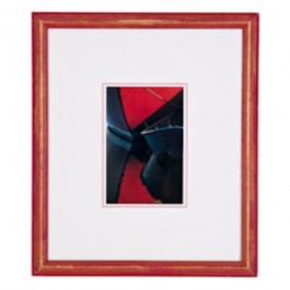 PRINT-PR-16X19-BOAT-RED FRAME