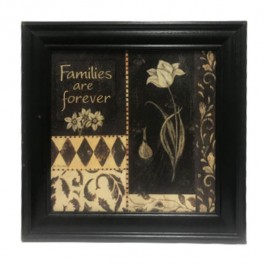PRINT-15" SQ-FAMILIES ARE FOREVER