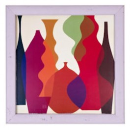 PRINT-VASES-REDS & PURPLES-FLO