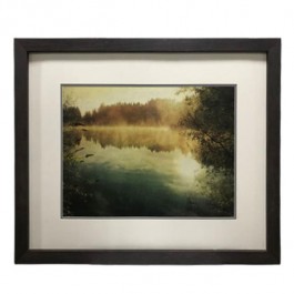 Print-River Landscape w/reeds