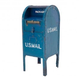 MAIL BOX-STREET-BLUE