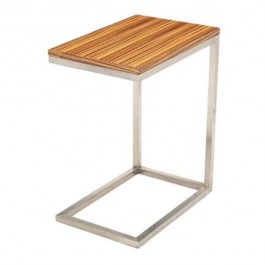 End Table-ZEBRAWOOD-12LX22"H