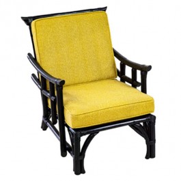 Chair-Arm Dark Bamboo-yellow u