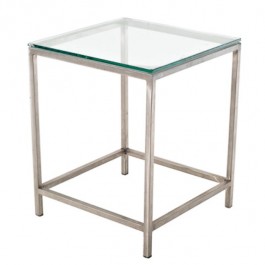 TABLE-END-18SQ-STEEL/GL