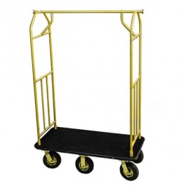 Hotel Luggage Cart-Goldtone