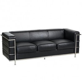Black Corbusier 3 Bar Sofa