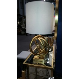 Gold Leaf (3) Ring Lamp