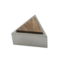 Triangle Box Wood/Cement