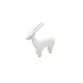 Matte White Deer Figurine