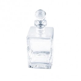 Clear Glass Square Decanter