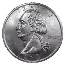 Giant Quarter W/O Back Or Stand