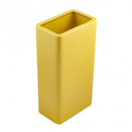 Yellow/Gold Rectangular Vase