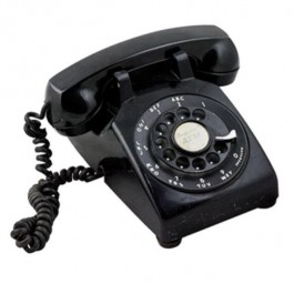 VINTAGE PHONE-Black Office Rotary