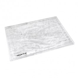 Clear Lucite Wave Tray