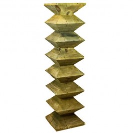 Raw Wood Column/Ziggurat