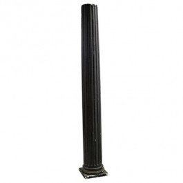 Blk Ribbed Column/No Top