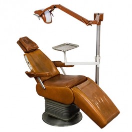 EXAMINATION CHAIR-Dentist-Orange Patient's Chair