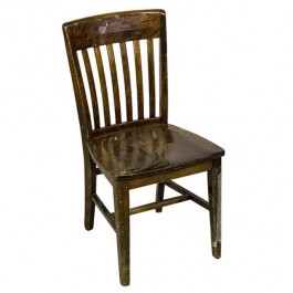SIDE CHAIR-(8)Slat Back Courtroom Chair