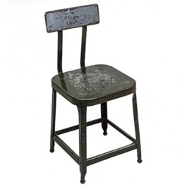 CHAIR-Vintage Metal Industrial Chair