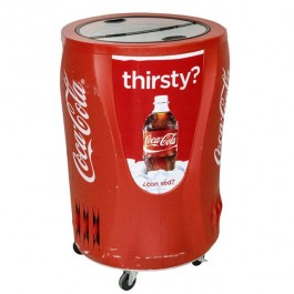 Cooler-Red Coca-Cola Cooler