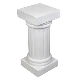 COLUMN-Corithian-White Plastic