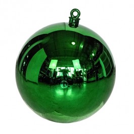 CHRISTMAS ORNAMENT-24"D Shiny Green